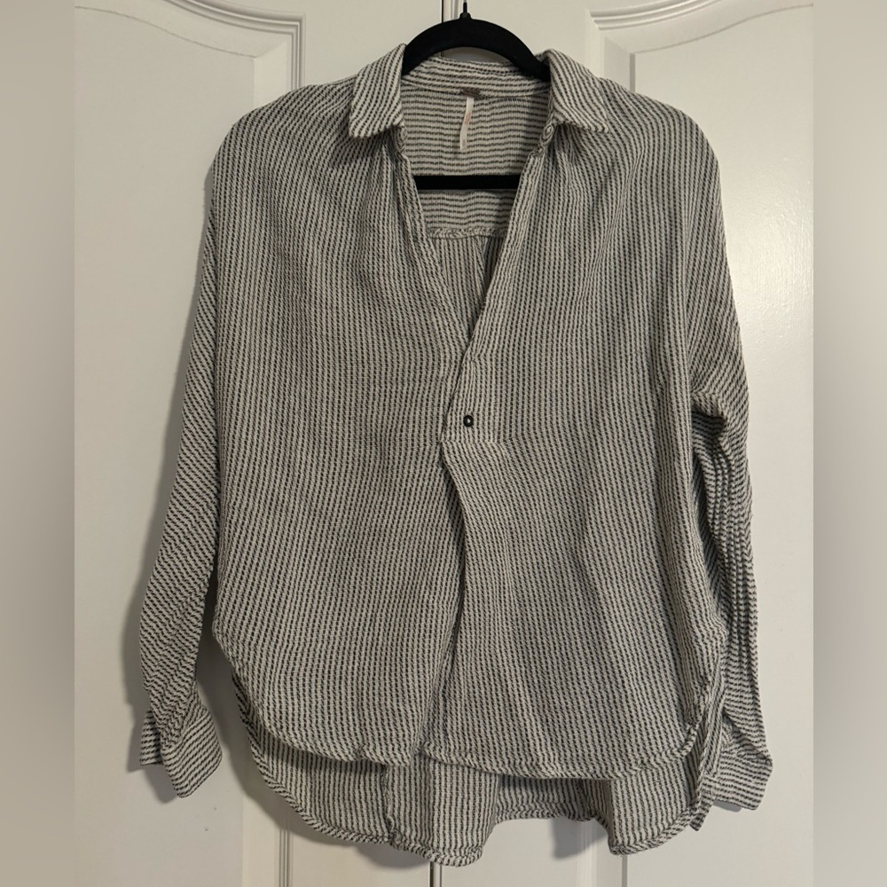 Free People Women’s Striped Shirt